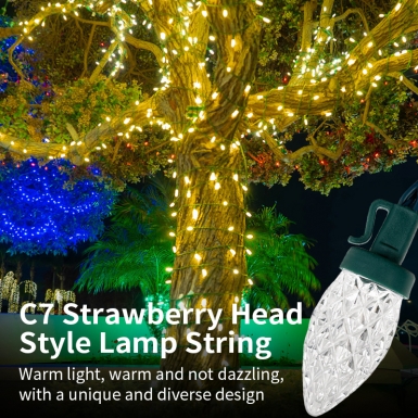 LED圣诞灯 - HCP171 C7草莓头灯串